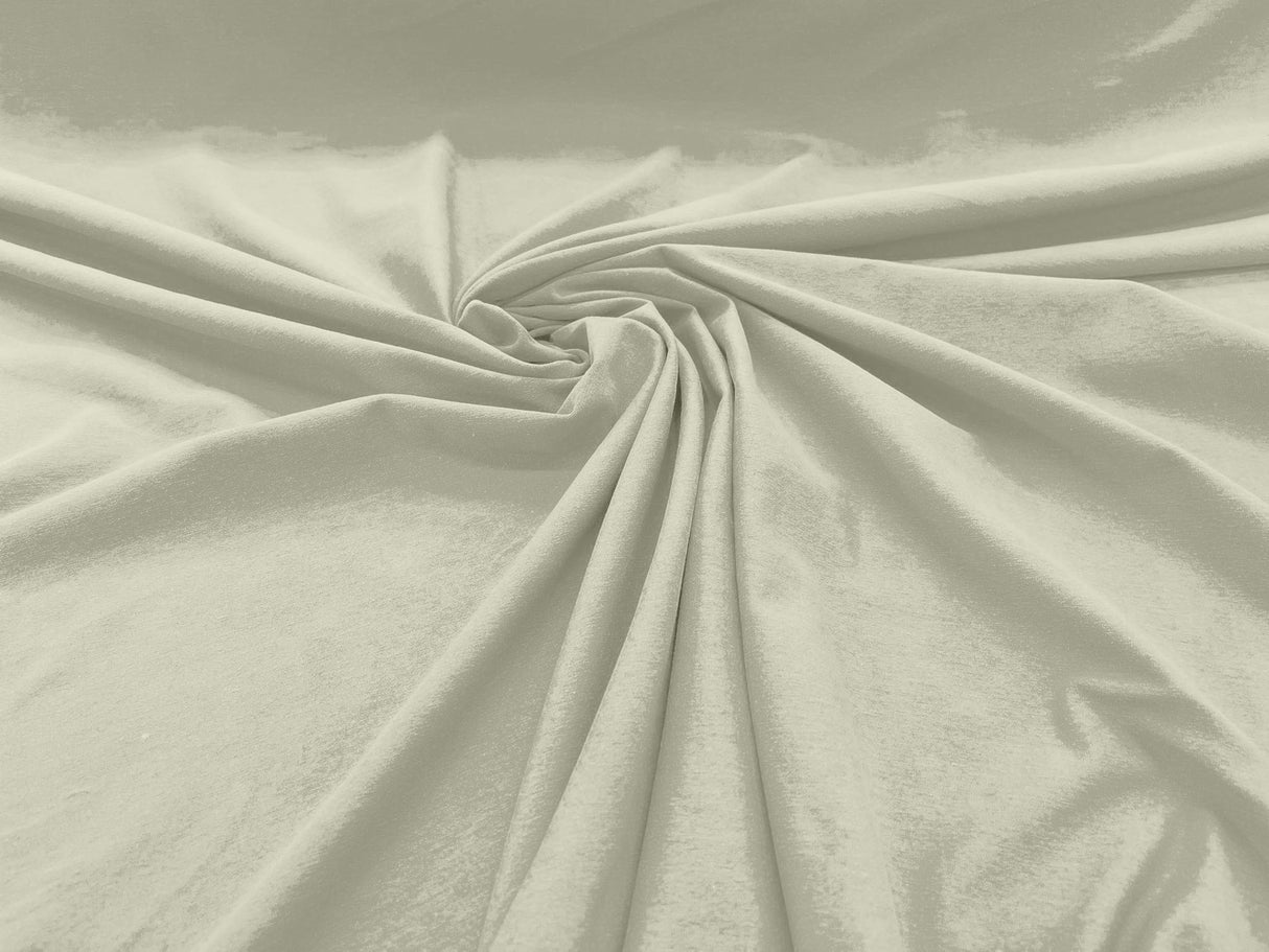 Cotton Jersey Spandex Knit Cotton Spandex Fabric - 58/60" Width, 50% Vertical Stretch, 25% Horizontal Stretch, 180 GSM (1 Yard)
