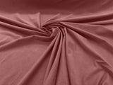 Cotton Jersey Spandex Knit Cotton Spandex Fabric - 58/60" Width, 50% Vertical Stretch, 25% Horizontal Stretch, 180 GSM (1 Yard)