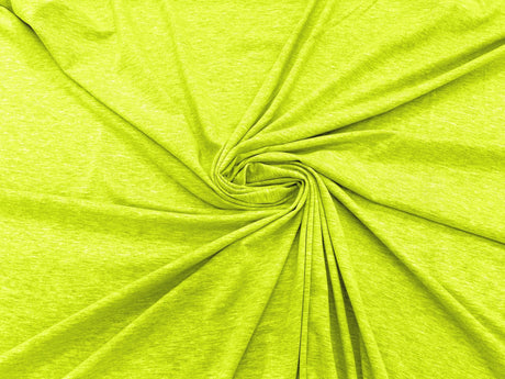 Cotton Jersey Spandex Knit Cotton Spandex Fabric - 58/60" Width, 50% Vertical Stretch, 25% Horizontal Stretch, 180 GSM (1 Yard)