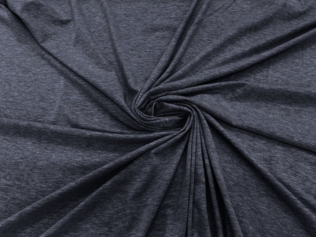 Cotton Jersey Spandex Knit Cotton Spandex Fabric - 58/60" Width, 50% Vertical Stretch, 25% Horizontal Stretch, 180 GSM (1 Yard)