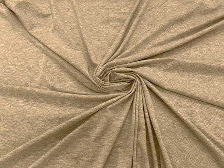 Cotton Jersey Spandex Knit Cotton Spandex Fabric - 58/60" Width, 50% Vertical Stretch, 25% Horizontal Stretch, 180 GSM (1 Yard)