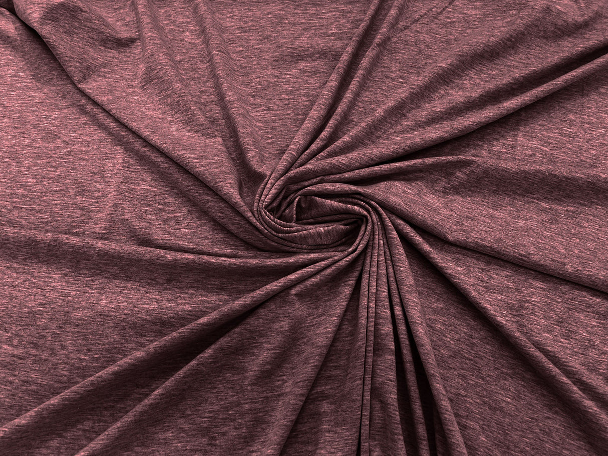 Cotton Jersey Spandex Knit Cotton Spandex Fabric - 58/60" Width, 50% Vertical Stretch, 25% Horizontal Stretch, 180 GSM (1 Yard)