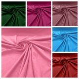 Cotton Jersey Spandex Knit Cotton Spandex Fabric - 58/60" Width, 50% Vertical Stretch, 25% Horizontal Stretch, 180 GSM (1 Yard)