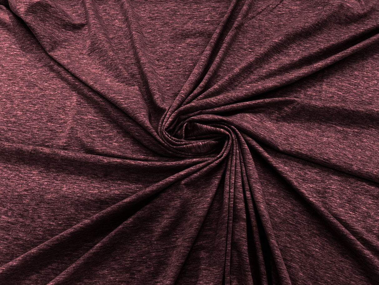Cotton Jersey Spandex Knit Cotton Spandex Fabric - 58/60" Width, 50% Vertical Stretch, 25% Horizontal Stretch, 180 GSM (1 Yard)