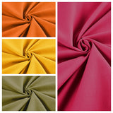 Cotton Polyester Broadcloth Fabric - Solid, 58/60" Width (1 Yard)
