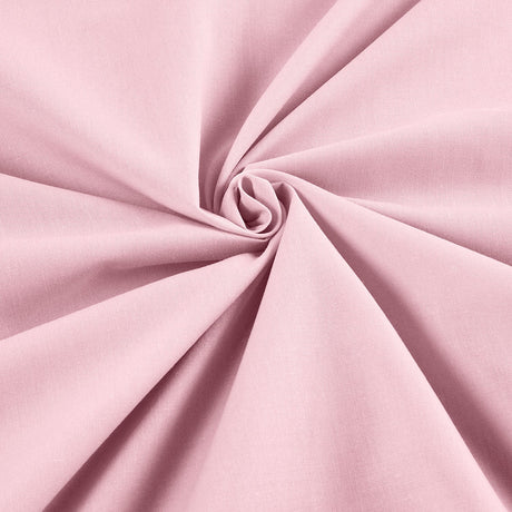 Cotton Polyester Broadcloth Fabric - Solid, 58" Width (1 Yard)