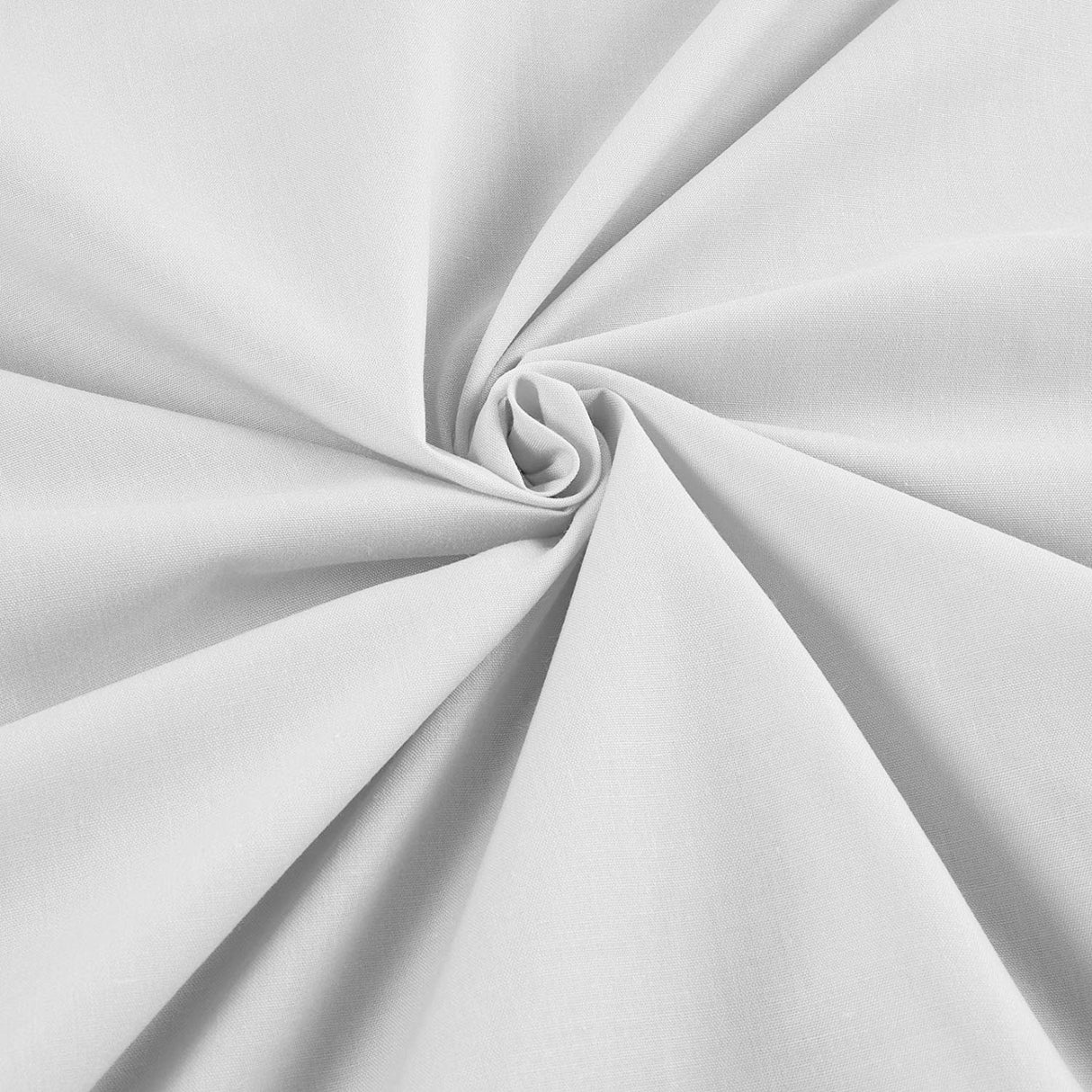 Cotton Polyester Broadcloth Fabric - Solid, 58" Width (1 Yard)