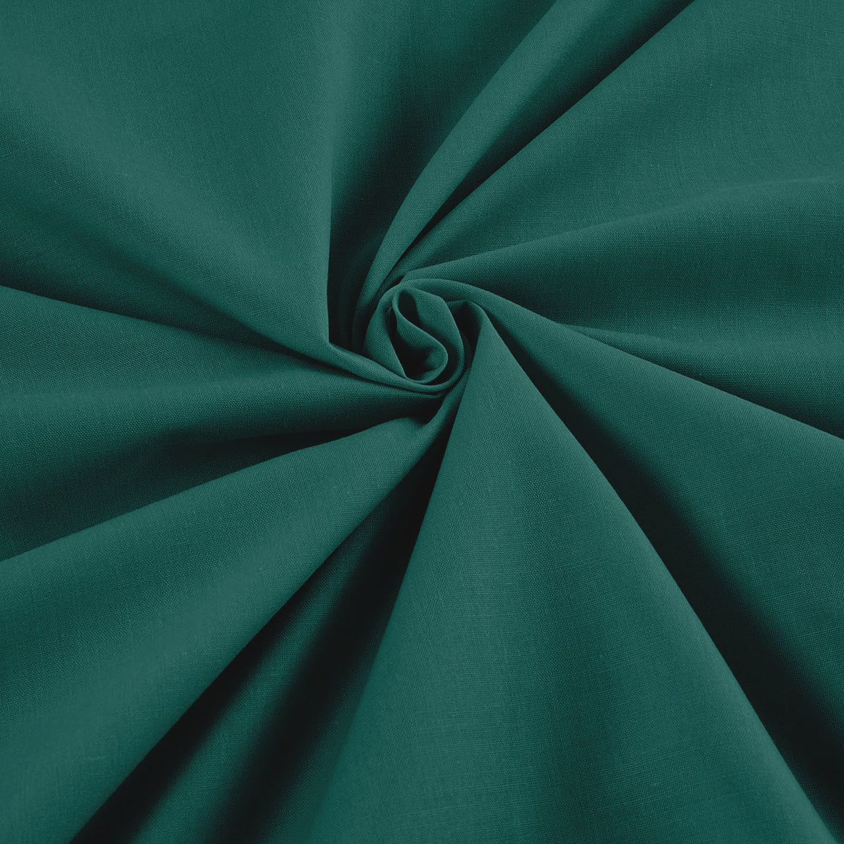 Cotton Polyester Broadcloth Fabric - Solid, 58" Width (1 Yard)