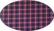 Cotton Yarn Dyed Cotton Fabric - Brushed Or Flat Blue/Black/Red, 40/42" Width