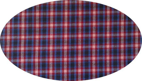 Cotton Yarn Dyed Cotton Fabric - Brushed Or Flat Blue/Black/Red, 40/42" Width