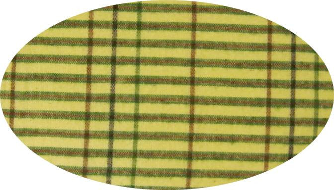Cotton Yarn Dyed Fabric - Brushed Or Flat, Lime/Green/Brown, 40/42" Width