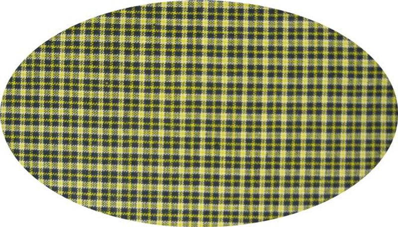 1 Yard Woven Cotton Yarn Dyed Fabric Brushed/Flat Navy & Yellow 40/42" Width