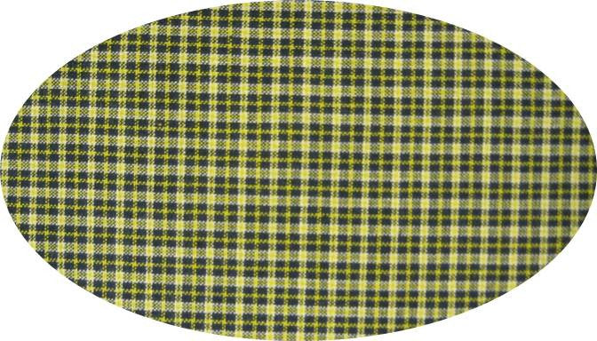 Cotton Yarn Dyed Cotton Fabric - Navy/Yellow, Brushed Or Flat, 40/42" Width