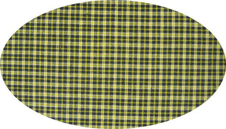 Cotton Yarn Dyed Cotton Fabric - Navy/Yellow, Brushed Or Flat, 40/42" Width