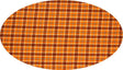 Cotton Yarn Dyed Brushed Or Flat Cotton Fabric - Orange/Brown, 40/42" Width