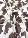 Cow Print Power Mesh Fabric - 4 Way Stretch, Cow Print, 58" Width (1 Yard)