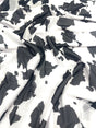 Cow Print Power Mesh Fabric - 4 Way Stretch, Cow Print, 58" Width (1 Yard)