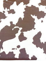 Cow Print Power Mesh Fabric - 4 Way Stretch, Cow Print, 58" Width (1 Yard)