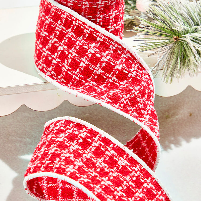 4" x 5 Yard Cozy Christmas Knit Ribbon