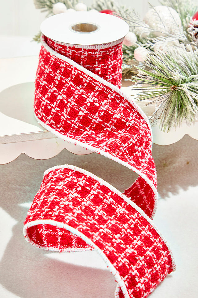 4" x 5 Yard Cozy Christmas Knit Ribbon