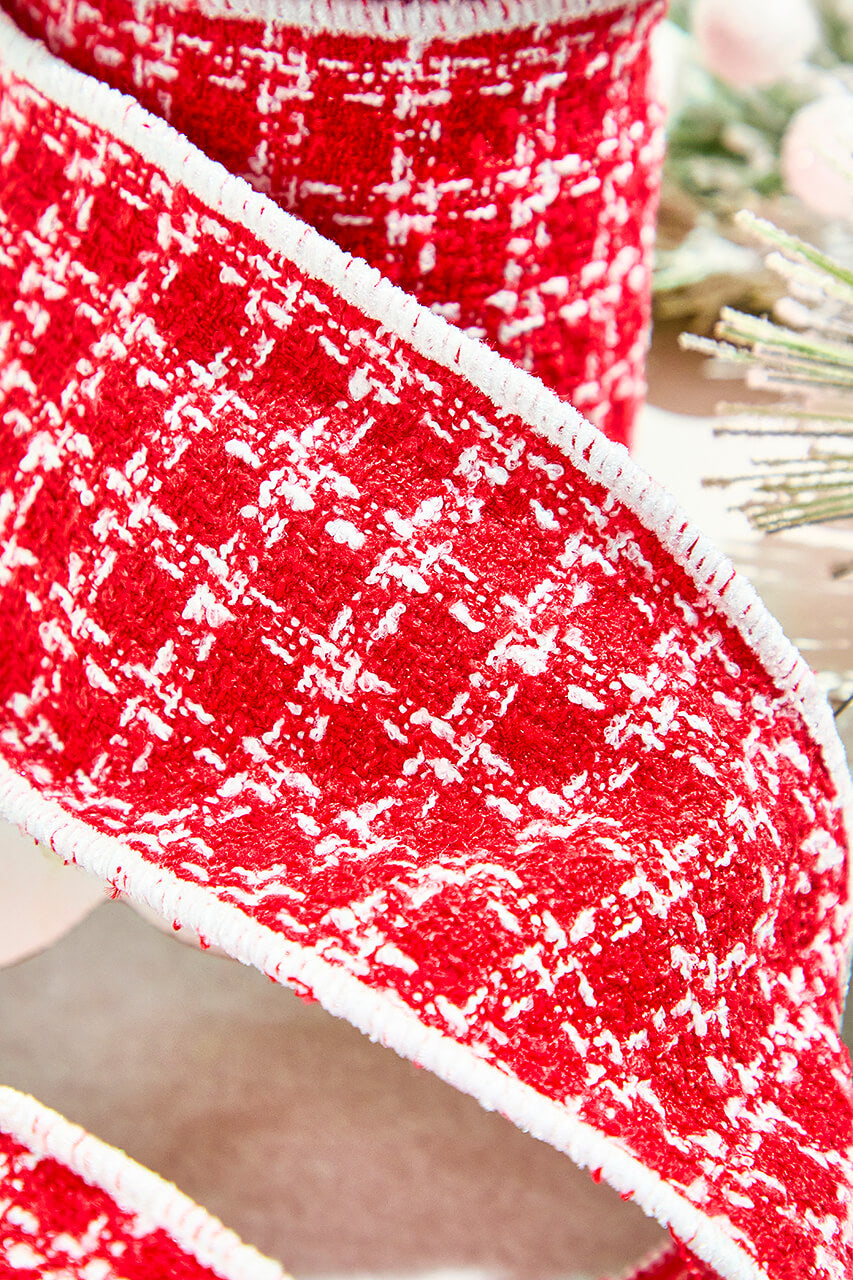 4" x 5 Yard Cozy Christmas Knit Ribbon