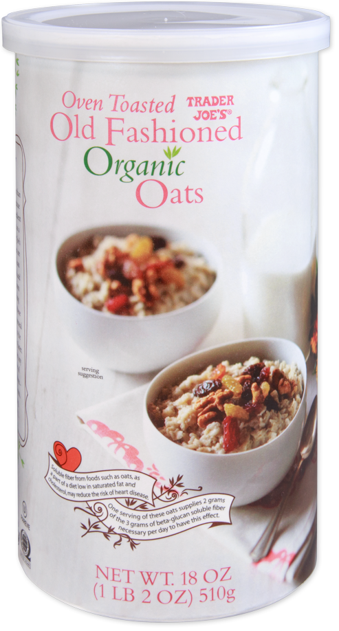 Trader Joe’s Oven Toasted Old Fashioned Organic Oats/18 Oz