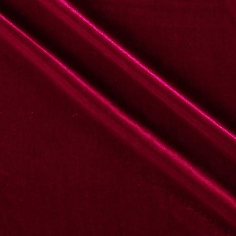 1 Yard Stretch Velvet Fabric Soft Silky 4 Way Stretch for Apparel Costumes 58/60 Inch Width