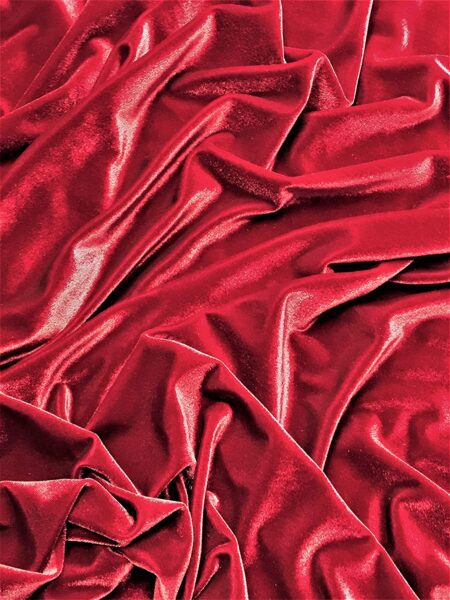 1 Yard Stretch Velvet Fabric Soft 4 Way Stretch for Apparel and Home Decor 60 Inch Width