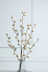 30” Mini Cream Pomegranate Christmas Tree Sprays (Weather Resistant)