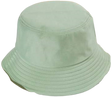 Bucket Hats Cotton Fabric - Creamy Green, 56-58CM Head Size (1 Unit)