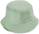 Bucket Hats Cotton Fabric - Creamy Green, 56-58CM Head Size (1 Unit)