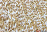 Everleigh Embroidery Polyester Lace Fabric - Sequins Hatch Cross, Multiple Colors, 52" Width (1 Yard)