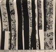 Crepe Caterina 1D524 Polyester Fabric - Black/Ivory, 58/60" Width