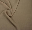 Crepe Caterina Stone Polyester Crepe Fabric - Stone, 58/60" Width (1 Yard)