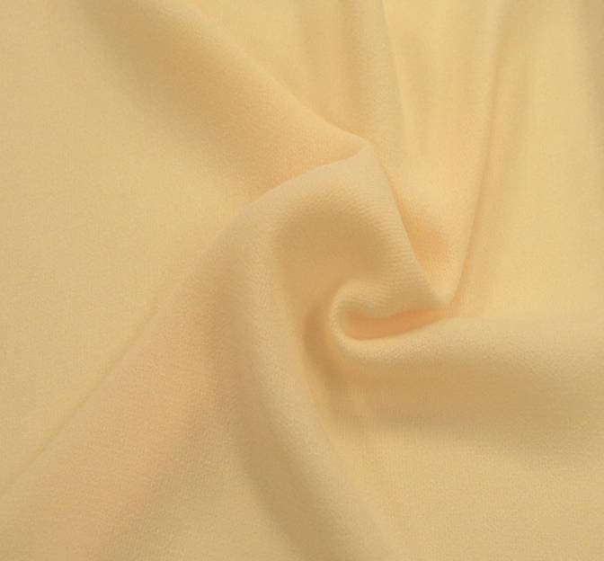 Crepe Ellisa Banana Polyester Fabric - Banana, 58/60" Width