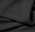 Crepe Ellisa 100 Percent Polyester Fabric - Black, 58/60" Width (1 Yard)