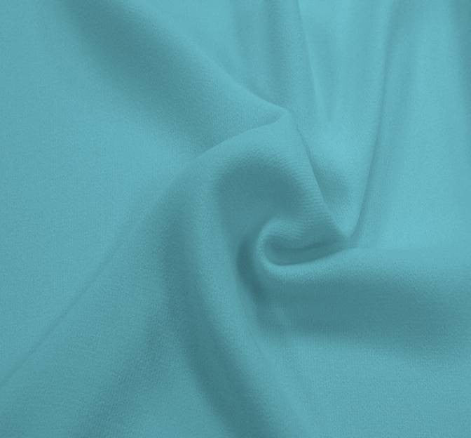 Crepe Ellisa Ice Polyester Fabric - Ice, 58/60" Width (1 Yard)