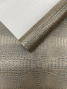 Crocodile Marine Vinyl Faux Leather Fabric - Two Tone Skin Texture, 54" Width (1 Yard)