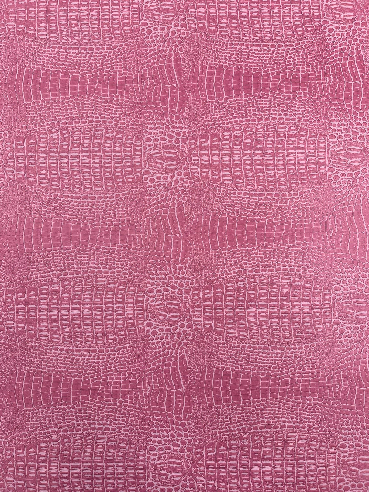 Crocodile Marine Vinyl Faux Leather Fabric - Two Tone Skin Texture, 54" Width (1 Yard)