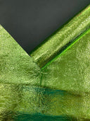 Crush Chrome Mirror Shiny Vinyl Fabric - Metallic Mirror Finish, 54" Width (1 Yard)
