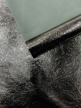 Crush Chrome Mirror Shiny Vinyl Fabric - Metallic Mirror Finish, 54" Width (1 Yard)