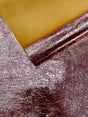 Crush Chrome Mirror Shiny Vinyl Fabric - Metallic Mirror Finish, 54" Width (1 Yard)