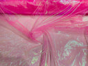 Crush Iridescent Organza Nylon Acrylic Fabric - Iridescent, 44/45" Width (1 Yard)