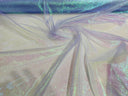 Crush Iridescent Organza Nylon Acrylic Fabric - Iridescent, 44/45" Width (1 Yard)