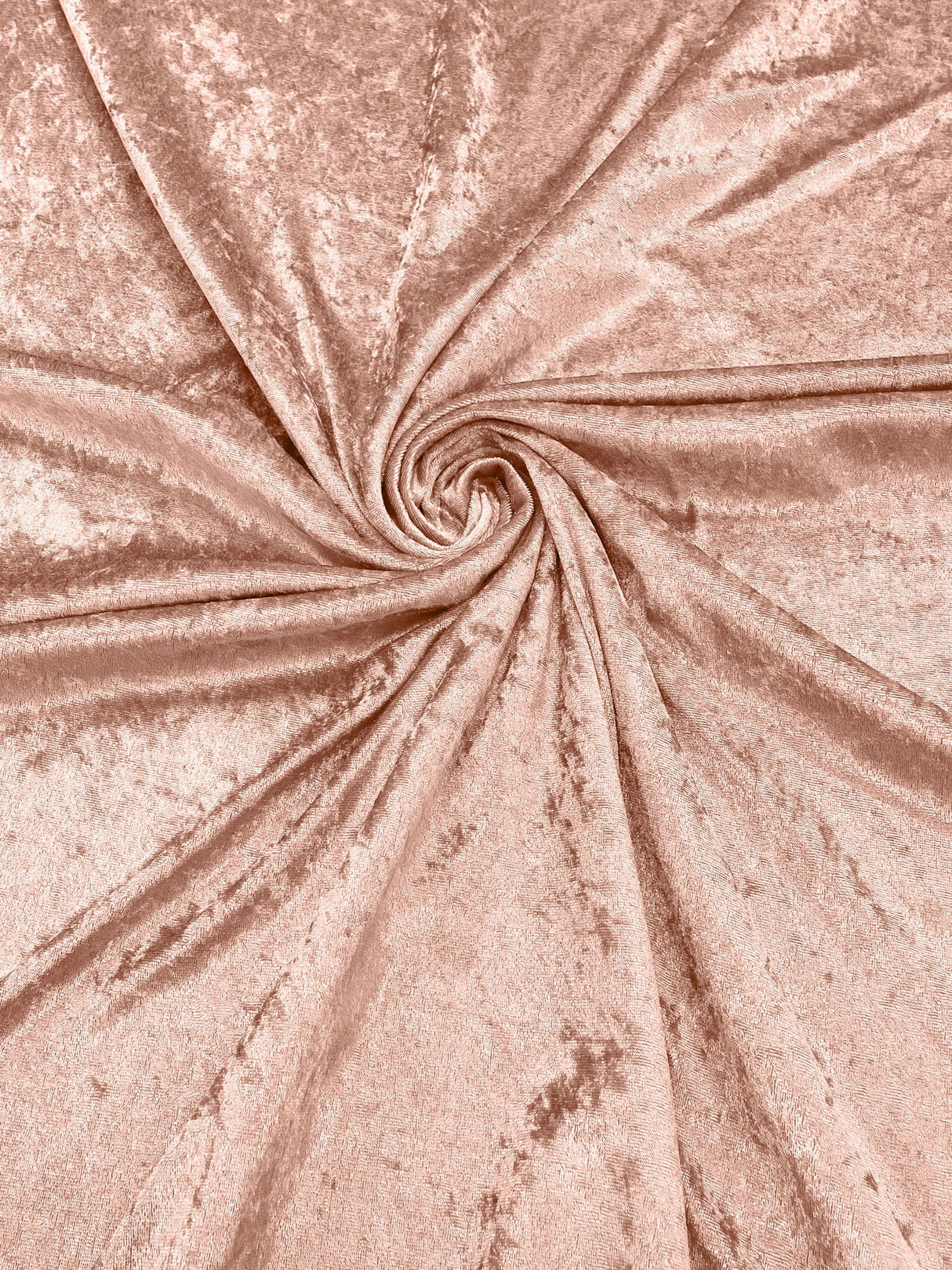 Crush Stretch Panne Velvet Fabric - 58" Width, Crushed Texture, Stretch Knit Back (1 Yard)