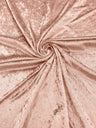 Crush Stretch Panne Velvet Fabric - 58" Width, Crushed Texture, Stretch Knit Back (1 Yard)