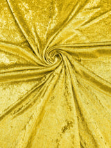 Crush Stretch Panne Velvet Fabric - 58" Width, Crushed Texture, Stretch Knit Back (1 Yard)