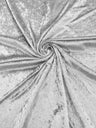 Crush Stretch Panne Velvet Fabric - 58" Width, Crushed Texture, Stretch Knit Back (1 Yard)