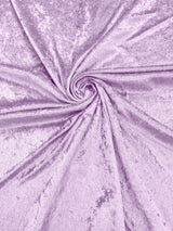 Crush Stretch Panne Velvet Fabric - 58" Width, Crushed Texture, Stretch Knit Back (1 Yard)