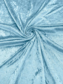Crush Stretch Panne Velvet Fabric - 58" Width, Crushed Texture, Stretch Knit Back (1 Yard)